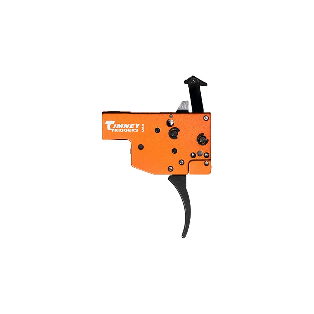 timney triggers 430 replacement trigger two stage curved trigger with 8 oz/1 lb draw weight & black/orange finish for tikka t3 Timney Triggers 430 Replacement Trigger Two-Stage Curved Trigger Sports South item 100169