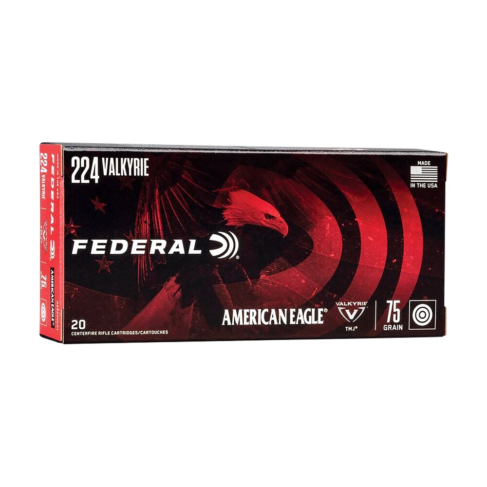 federal ae224vlk1 american eagle rifle 224valkyrie 75gr full metal jacket 20 per box/10 case Federal AE224VLK1 American Eagle Rifle 224Valkyrie 75gr Full Metal Jacket 20 Per Box/10 Case Sports South item 100177