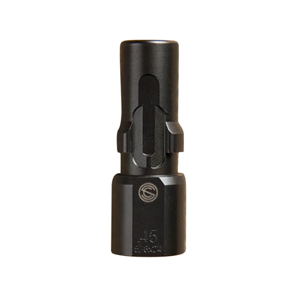 silencerco ac2603 3 lug muzzle device 45 acp 5/8" 24 threads black SilencerCo AC2603 3-Lug Muzzle Device 45 ACP 5/8"-24 Threads Black Sports South item 100520