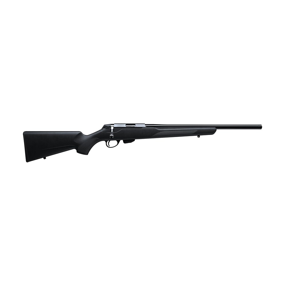 tikka jrt1x300 t1x mtr full size 22 lr 10+1 20" black threaded barrel, black drilled & tapped stainless steel receiver, black fixed synthetic stock, right hand Tikka JRT1X300 T1X MTR Full Size 22 LR 10+1 20" Black Threaded Sports South item 100634