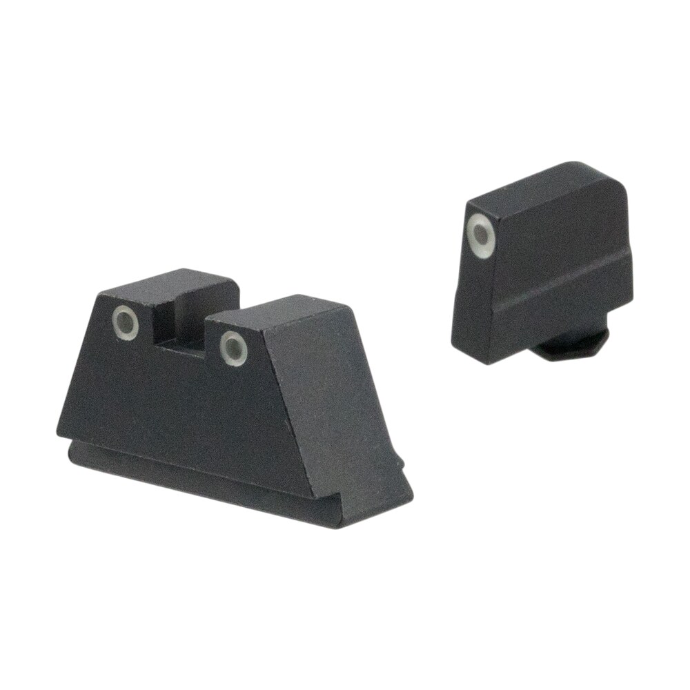 ameriglo gl349 optic compatible sight set for glock 3xl tall green tritium white outline front sight green tritium white outline rear sight AmeriGlo GL349 Optic Compatible Sight Set for Glock 3XL Tall Green Tritium White Outline Front Sports South item 100825