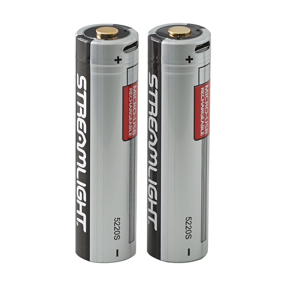 streamlight 22102 sl b26 silver/black 2,600 mah fits polytac x usb/protac x 90 x usb (2) single pack Streamlight 22102 SL-B26 Silver/Black 2,600 mAh Sports South item 100845