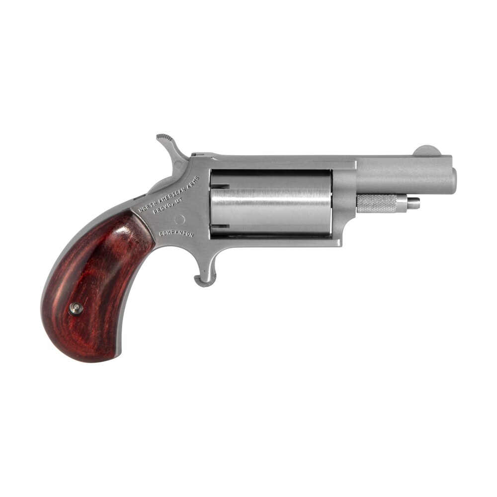 north american arms 22mcbk super companion cap & ball kit small frame #11 percussion 5 shot, 1.63″ stainless steel barrel, cylinder & frame, rosewood birdshead grip, exposed hammer North American Arms 22MCBK Super Companion Cap & Ball Kit Small Frame #11 Percussion 5 Sports South item 10089