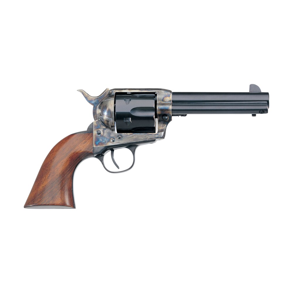taylors & company 700ade 1873 cattleman new model 45 colt (lc) 6rd 4.75" blued cylinder & barrel color case hardened steel frame walnut navy size grip (taylor tuned) Taylors & Company 700ADE 1873 Cattleman New Model 45 Colt (LC) 6rd 4.75" Blued Cylinder Sports South item 100995