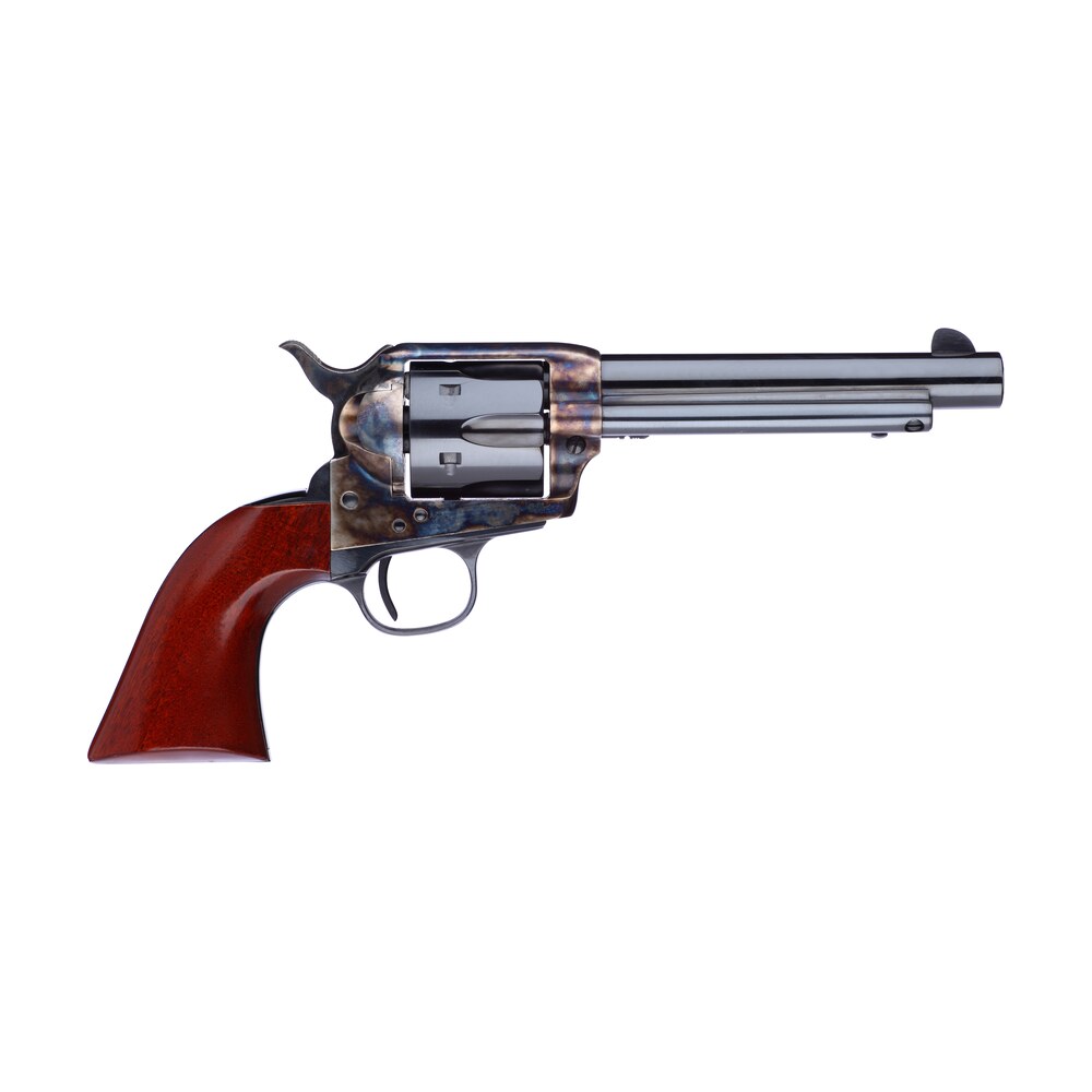 taylors & company 701ede 1873 cattleman new model 357 mag 6rd 5.50" blued cylinder & barrel color case hardened steel frame walnut navy size grip (taylor tuned) Taylors & Company 701EDE 1873 Cattleman New Model 357 Mag 6rd 5.50" Blued Cylinder & Sports South item 100996