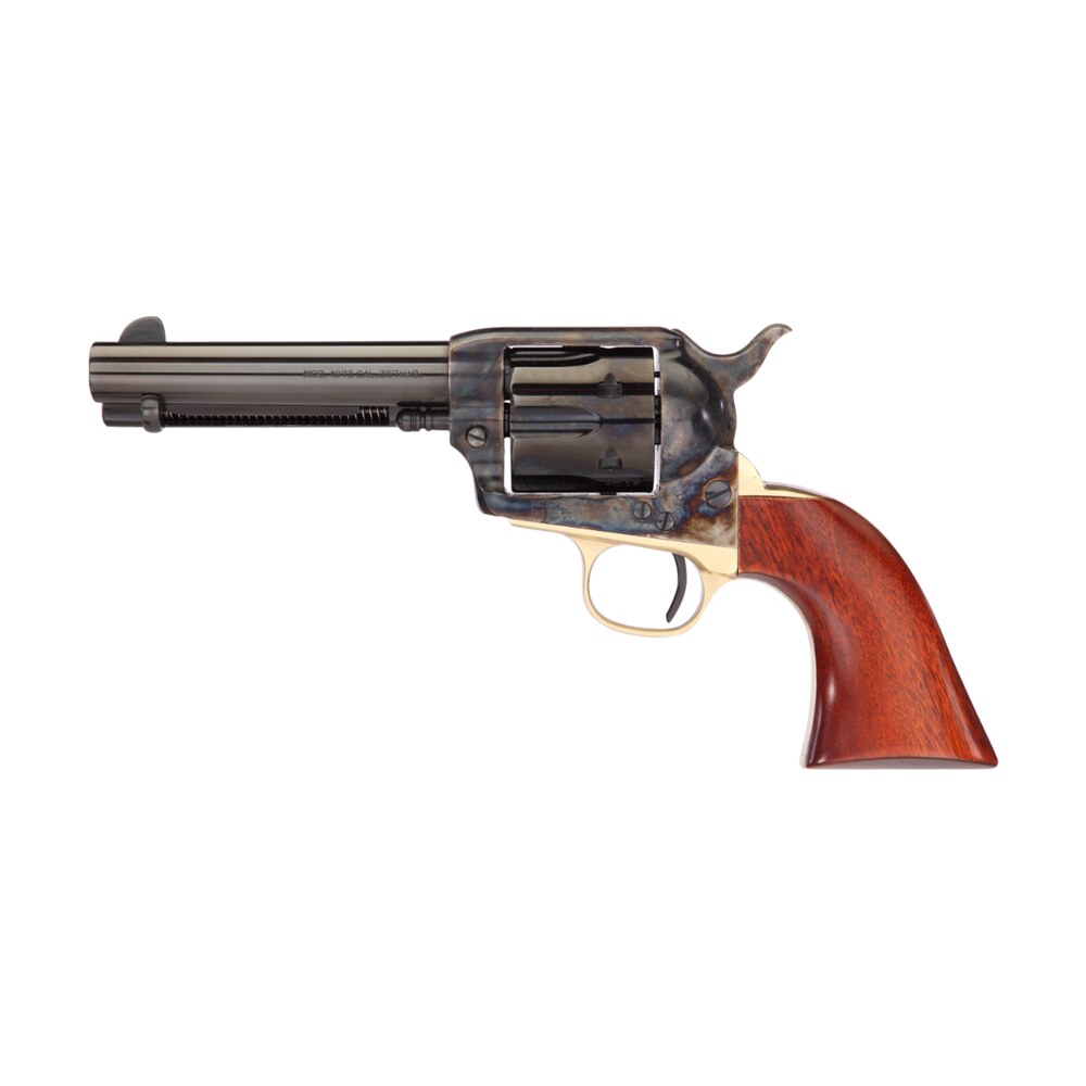 taylors & company 450de 1873 ranch hand deluxe 45 colt (lc) 6rd 4.75" blued cylinder & barrel color case hardened steel frame walnut navy size grip (taylor tuned) Taylors & Company 450DE 1873 Ranch Hand Deluxe 45 Colt (LC) 6rd 4.75" Blued Cylinder & Sports South item 101002
