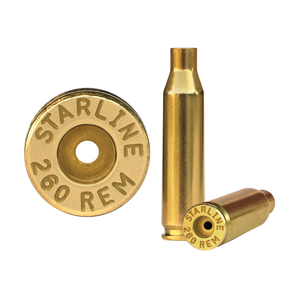 starline brass 260remeup50 unprimed cases rifle 260 rem 50 per bag Starline Brass 260REMEUP50 Unprimed Cases Rifle 260 Rem 50 Per Bag Sports South item 101263