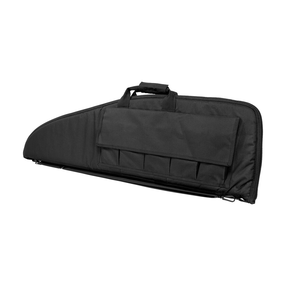 ncstar cv290740 vism rifle case black pvc nylon w/ foam padding double zippers carry handle & id holder NcStar CV290740 VISM Rifle Case Black PVC Nylon Sports South item 10135