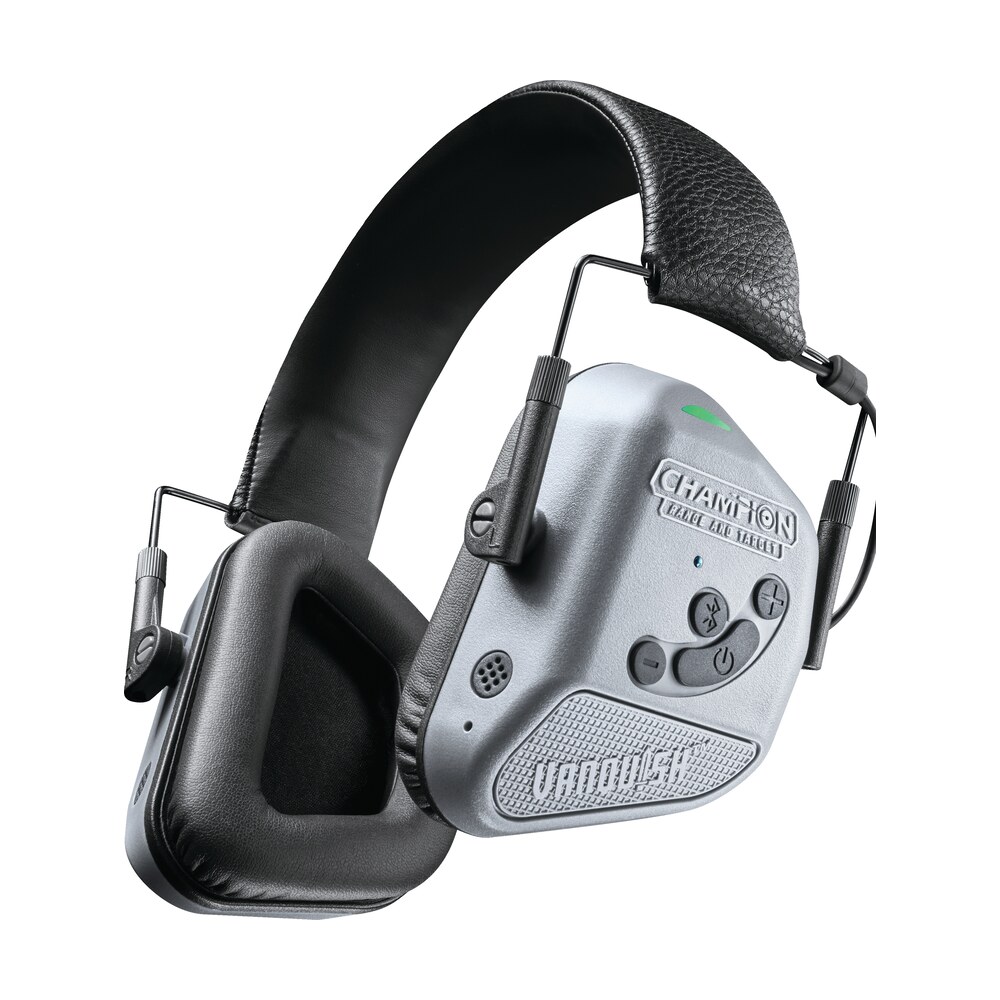 champion targets 40982 vanquish pro elite muff over the head bluetooth enabled rechargeable li ion battery black/gray Champion Targets 40982 Vanquish Pro Elite Muff Over the Head Bluetooth Enabled Rechargeable Sports South item 101415