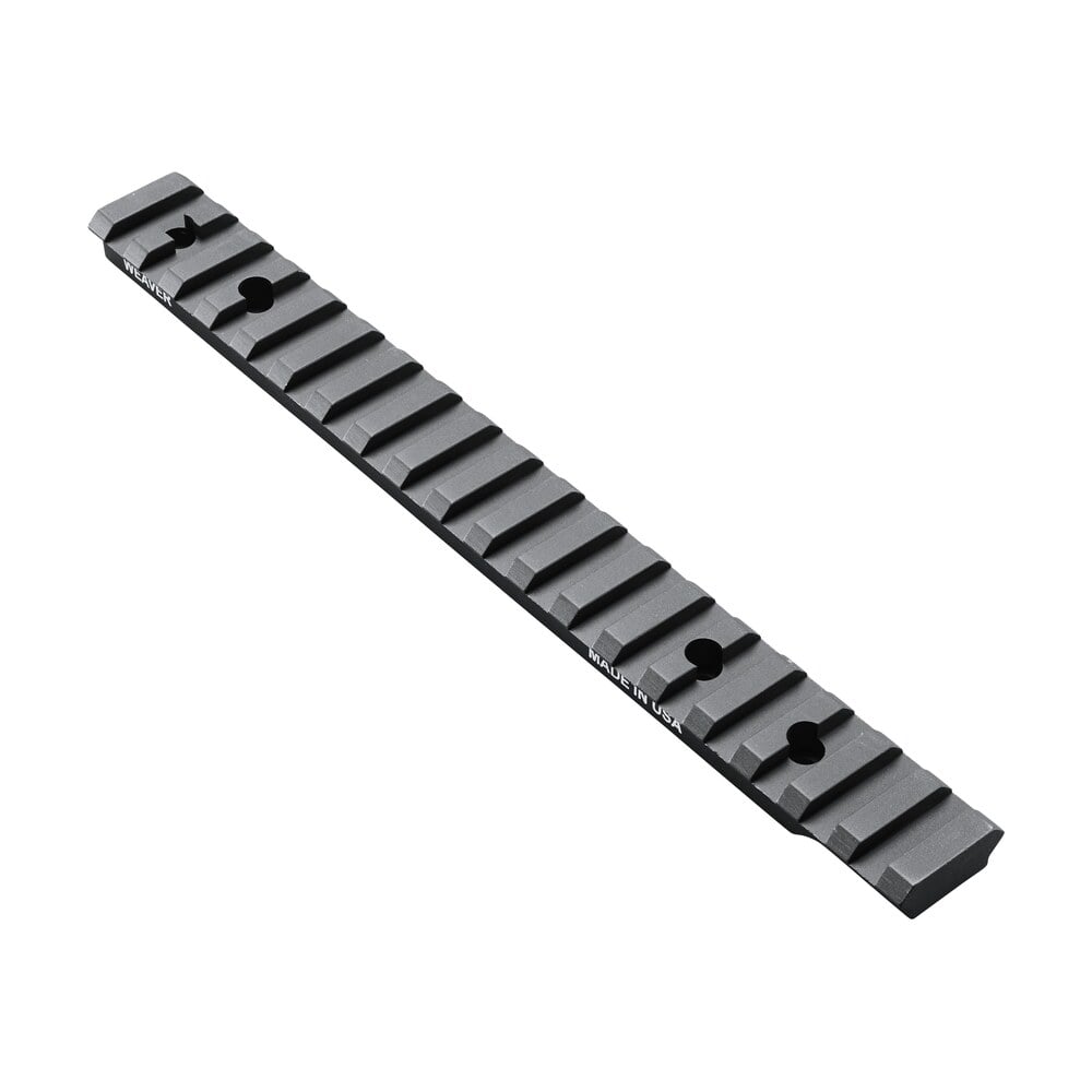 weaver mounts 99487 multi slot base extended black anodized aluminum fits savage axis Weaver Mounts 99487 Multi-Slot Base Extended Black Anodized Aluminum Sports South item 101431