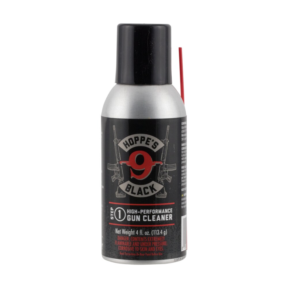 hoppe's hbc4a black gun cleaner removes oil grease dirt 4 oz. aerosol can with extension tube Hoppe's HBC4A Black Gun Cleaner Removes Oil Grease Dirt 4 oz. Aerosol Can Sports South item 101466