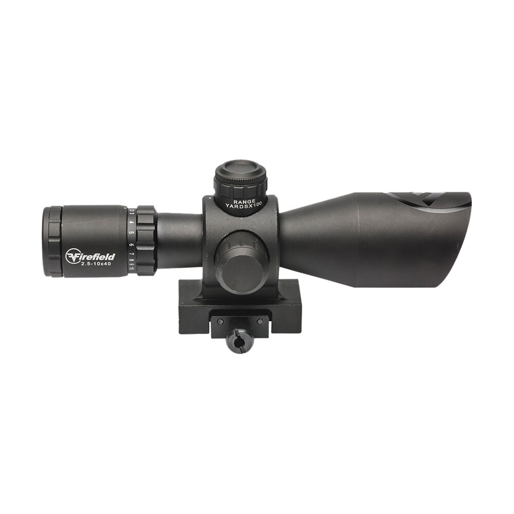 firefield ff13064 barrage matte black 2.5 10x40mm illuminated red/green mil dot reticle Firefield FF13064 Barrage Matte Black 2.5-10x40mm Illuminated Red/Green Mil-Dot Reticle Sports South item 101533