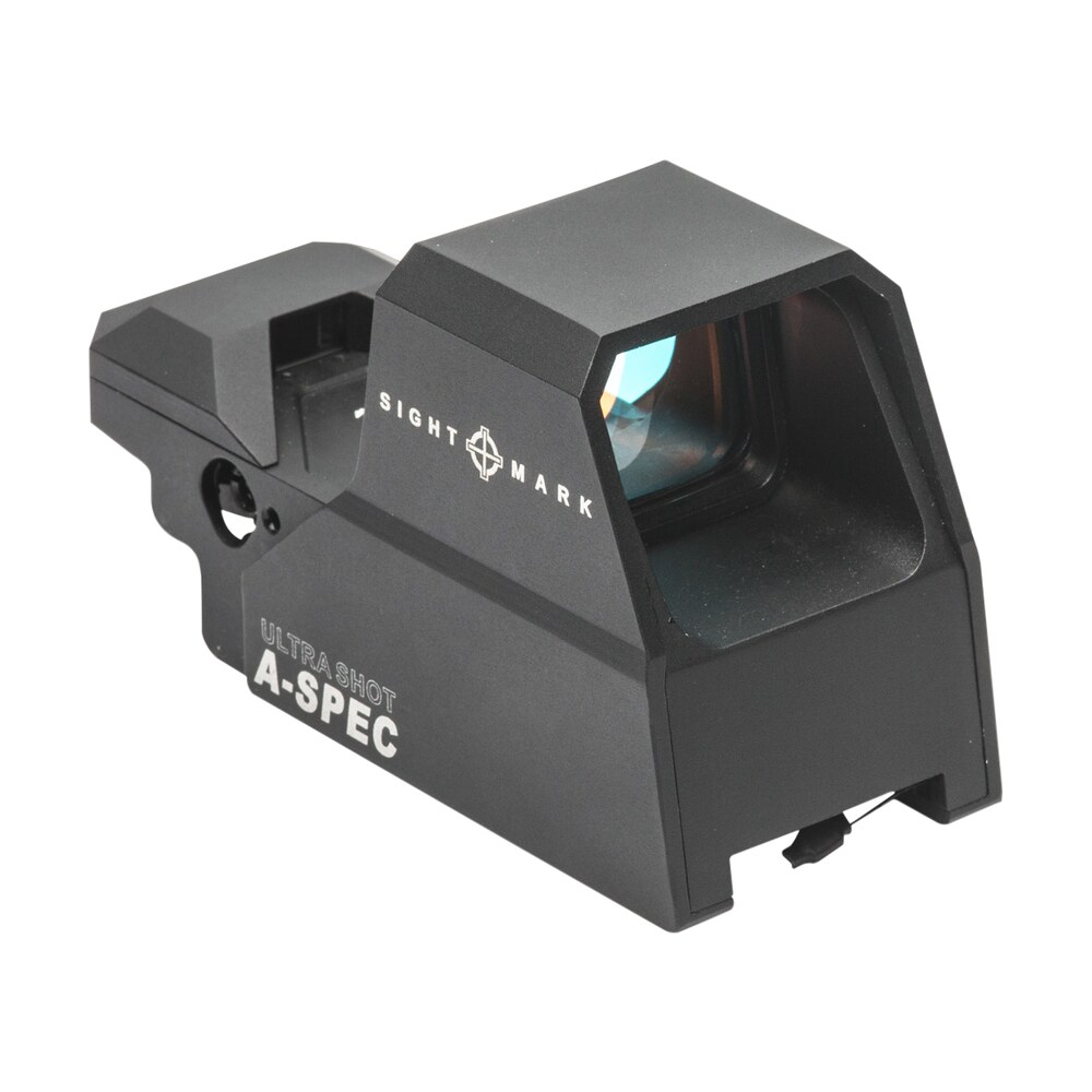 sightmark sm26032 ultra shot a spec open reflex sight matte black 1 x 33 mm x 24 mm 3 moa red dot/5 moa red dot/50 moa circle multi reticle Sightmark SM26032 Ultra Shot A-Spec Open Reflex Sight Matte Black 1 x 33 mm x 24 mm 3 MOA Red Sports South item 101566