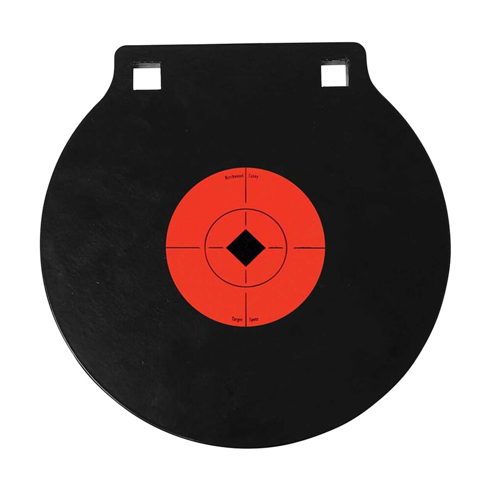 birchwood casey 47604 world of targets double hole 8" pistol/rifle black/orange ar500 steel circle w/crosshair & diamond 0.38" thick hanging Birchwood Casey 47604 World of Targets Double Hole 8" Pistol/Rifle Black/Orange AR500 Steel Sports South item 101613