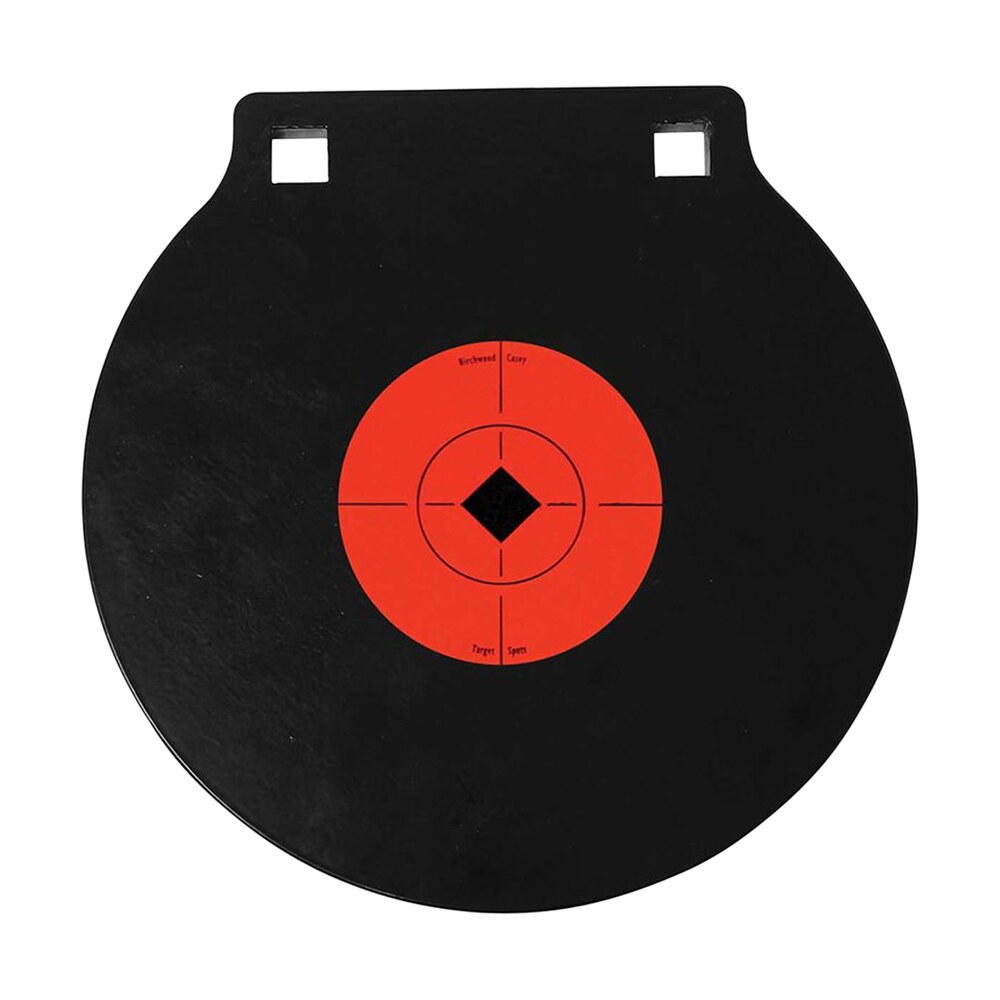 birchwood casey 47615 world of targets double hole 10" pistol/rifle black/orange ar500 steel circle w/crosshair & diamond 0.38" thick hanging Birchwood Casey 47615 World of Targets Double Hole 10" Pistol/Rifle Black/Orange AR500 Steel Sports South item 101615