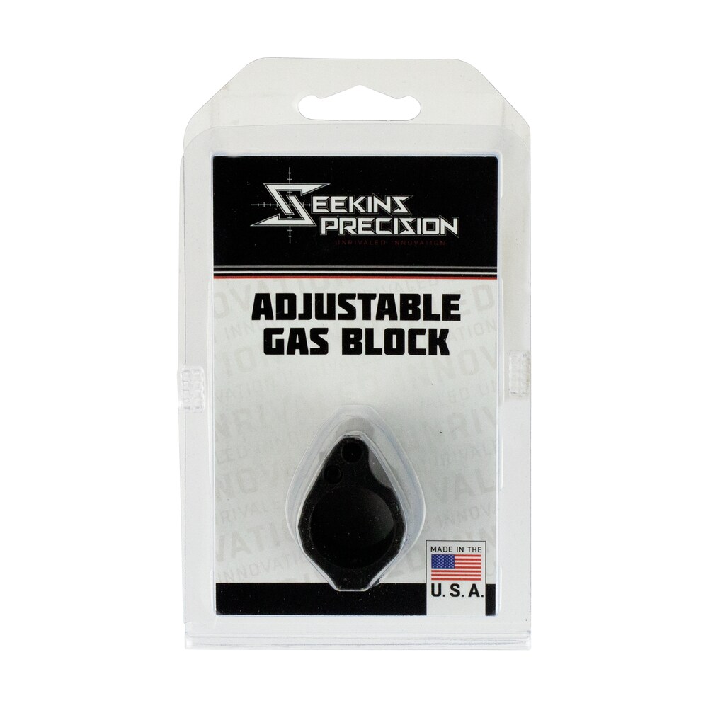 seekins precision 0011510031 low profile adjustable gas block 1.37" x .94" black melonite Seekins Precision 0011510031 Low Profile Adjustable Gas Block 1.37" x .94" Black Melonite Sports South item 101683