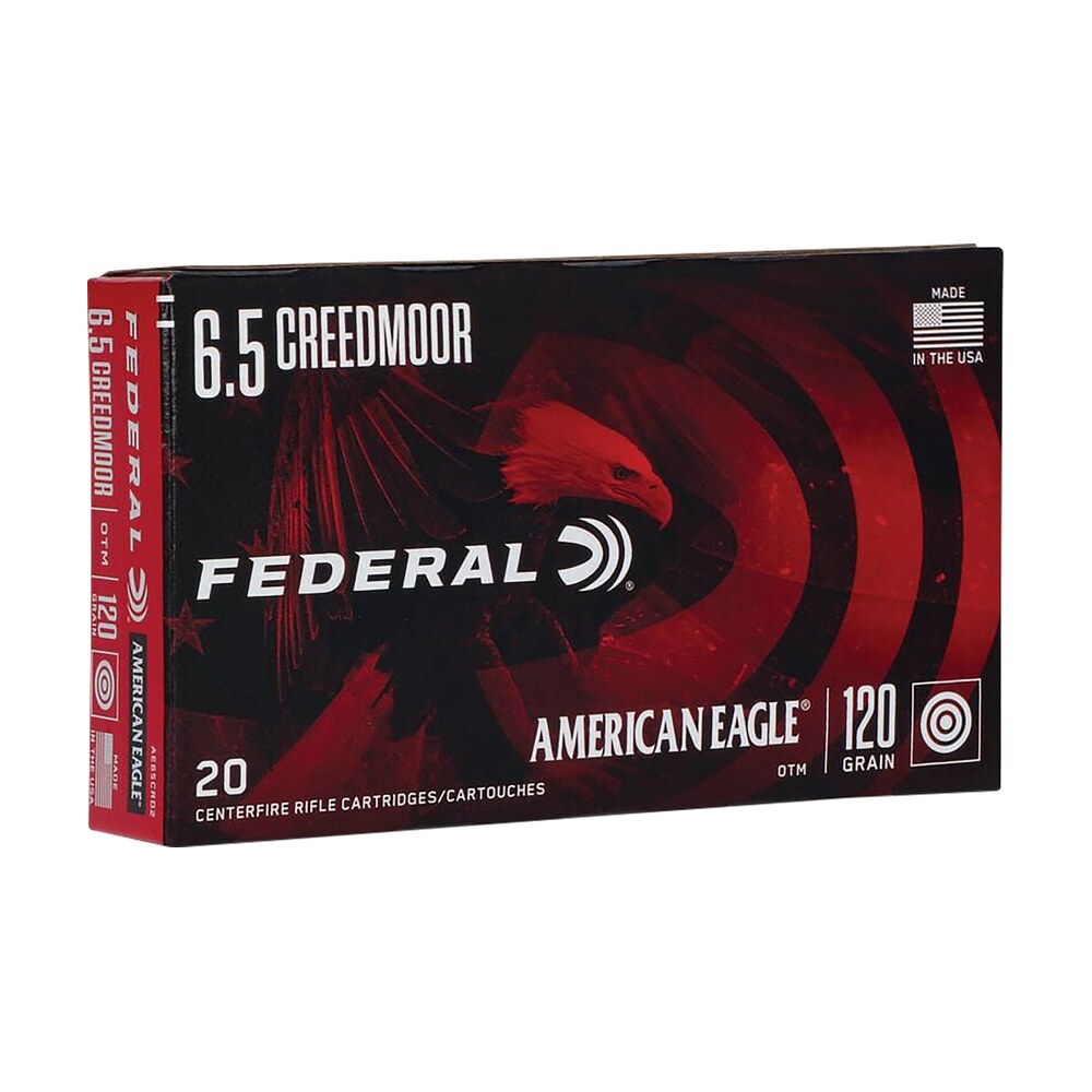federal ae65crd2 american eagle rifle 6.5creedmoor 120gr open tip match 20 per box/10 case Federal AE65CRD2 American Eagle Rifle 6.5Creedmoor 120gr Open Tip Match 20 Per Box/10 Case Sports South item 101703