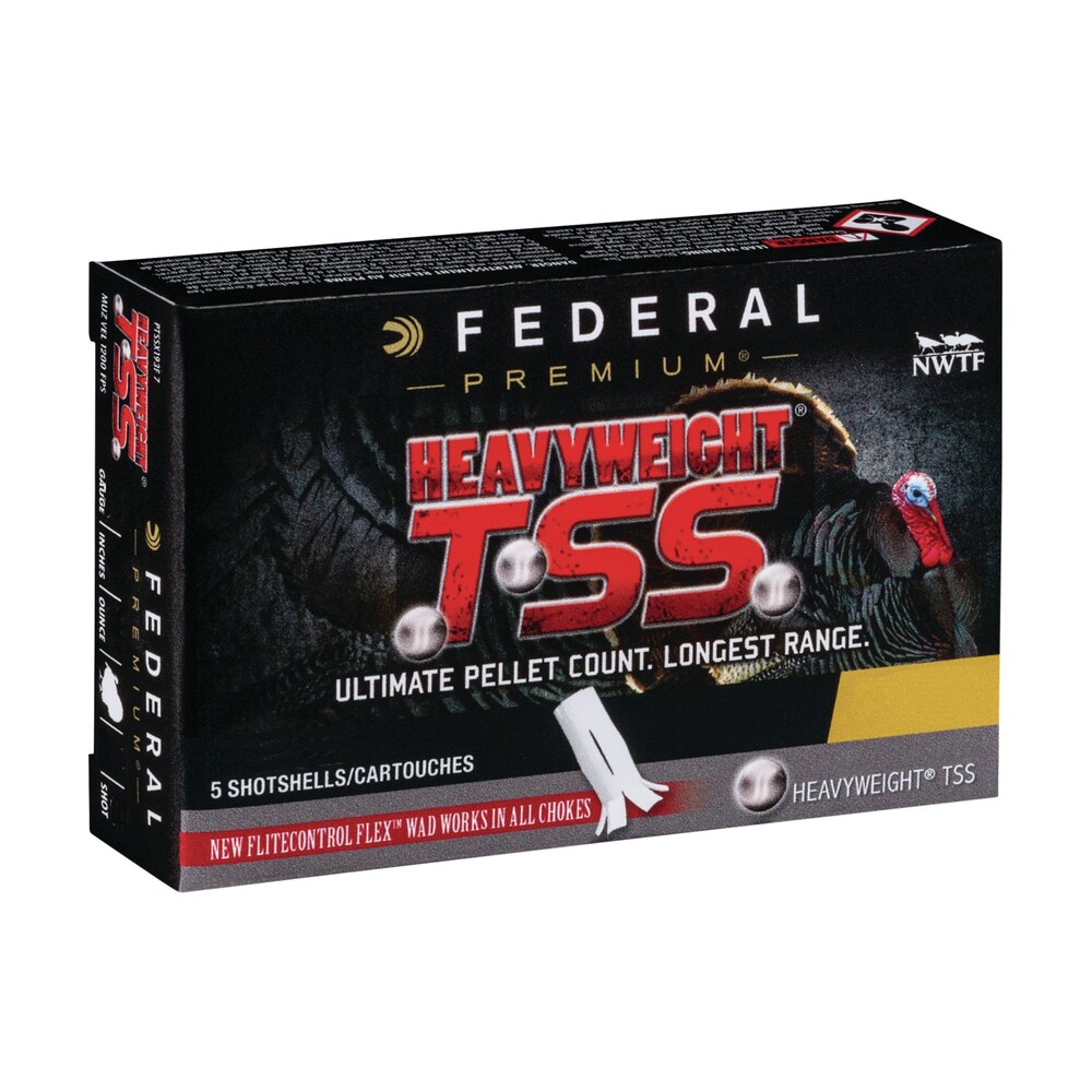 federal ptss419f9 premium turkey heavyweight tss 410gauge 3" 13/16oz 9shot 5 per box/10 case Federal PTSS419F9 Premium Turkey Heavyweight TSS 410Gauge 3" 13/16oz 9Shot 5 Per Box/10 Case Sports South item 101750