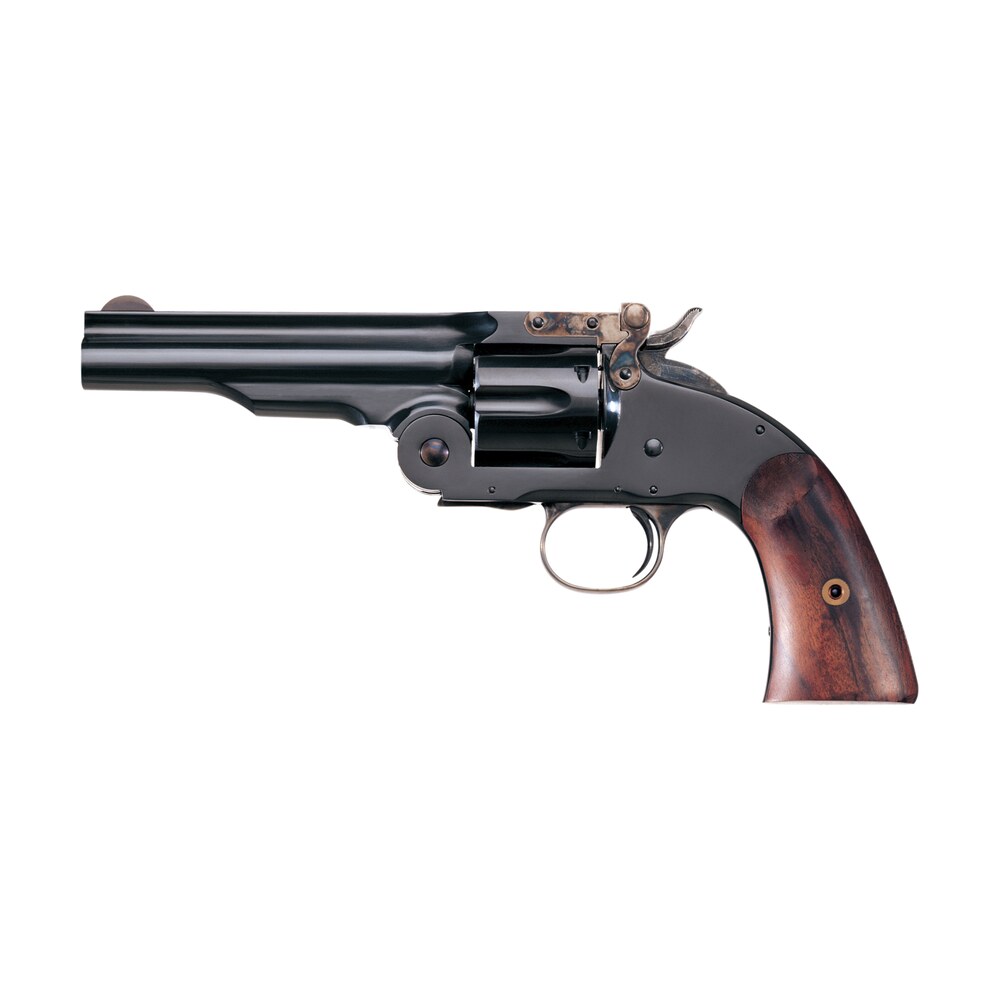 taylors & company 550664 second model schofield 45 colt (lc) caliber with 5" barrel, 6rd capacity cylinder, overall blued finish steel & walnut grip Taylors & Company 550664 Second Model Schofield 45 Colt (LC) Caliber Sports South item 101959