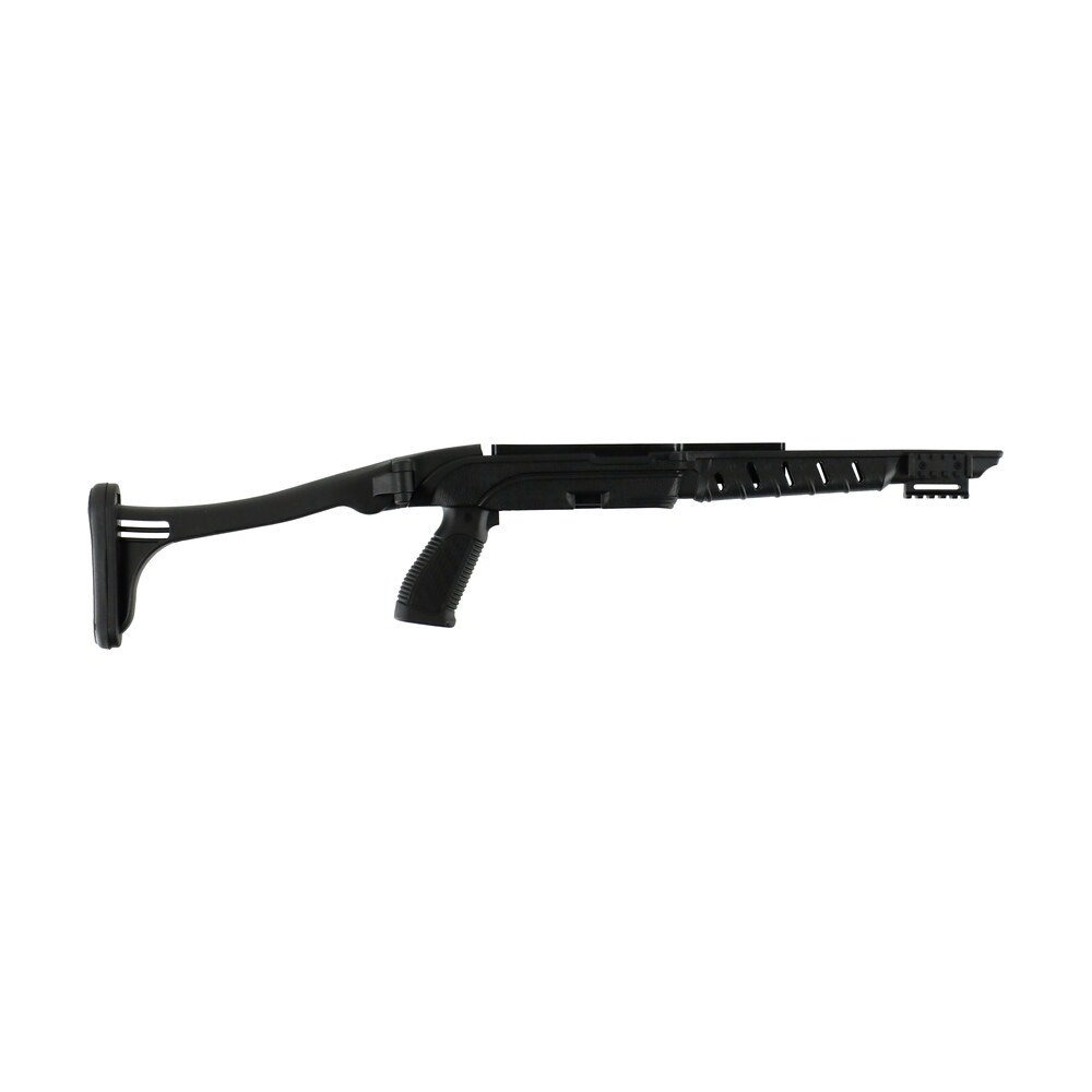 promag pm278 tactical folding stock black synthetic with pistol grip for remington 597 ProMag PM278 Tactical Folding Stock Black Synthetic Sports South item 102371