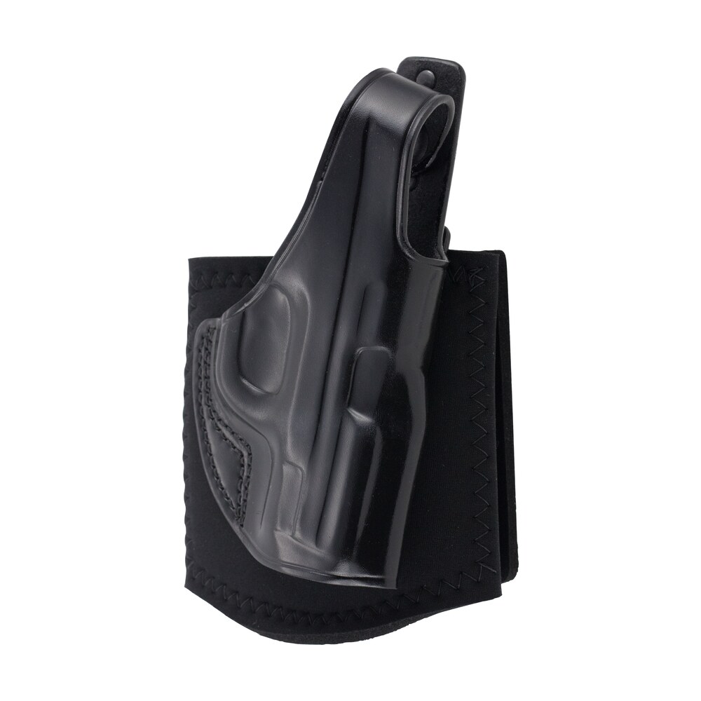 galco ag652b ankle glove size fits ankles up to 13" black leather hook & loop fits s&w m&p shield fits s&w m&p shield plus fits s&w m&p shield 2.0 right hand Galco AG652B Ankle Glove Size Sports South item 102504