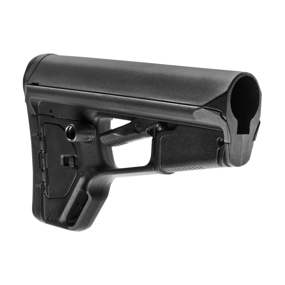 magpul mag378 blk acs l carbine stock black synthetic for ar 15, m16, m4 with mil spec tube (tube not included) Magpul MAG378-BLK ACS-L Carbine Stock Black Synthetic for AR-15, M16, M4 Sports South item 10261
