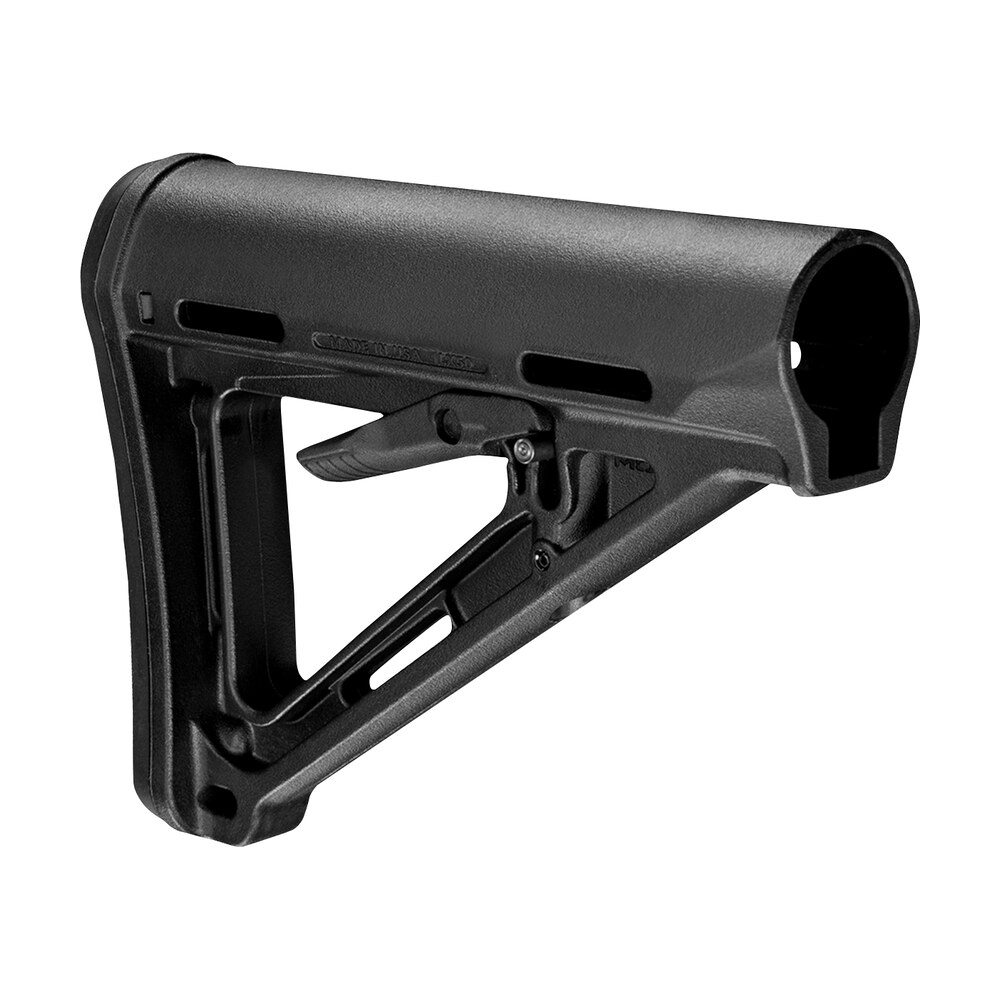 magpul mag400 blk moe carbine stock black synthetic for ar 15, m16, m4 mil spec tube (tube not included) Magpul MAG400-BLK MOE Carbine Stock Black Synthetic for AR-15, M16, M4 Mil-Spec Tube (Tube Not Sports South item 10269
