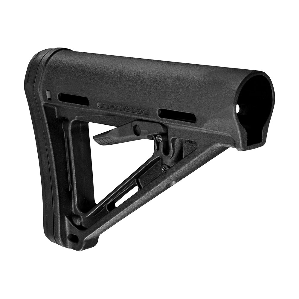 magpul mag401blk moe carbine stock black synthetic with ar 15, m16, m4 with commercial tube (tube not included) Magpul MAG401BLK MOE Carbine Stock Black Synthetic Sports South item 10273