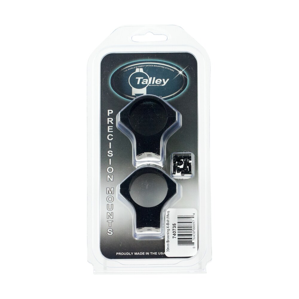 talley 740735 scope mount/ring combo black anodized 30mm tube fits x bolt medium rings Talley 740735 Scope Mount/Ring Combo Black Anodized 30mm Tube Sports South item 102779