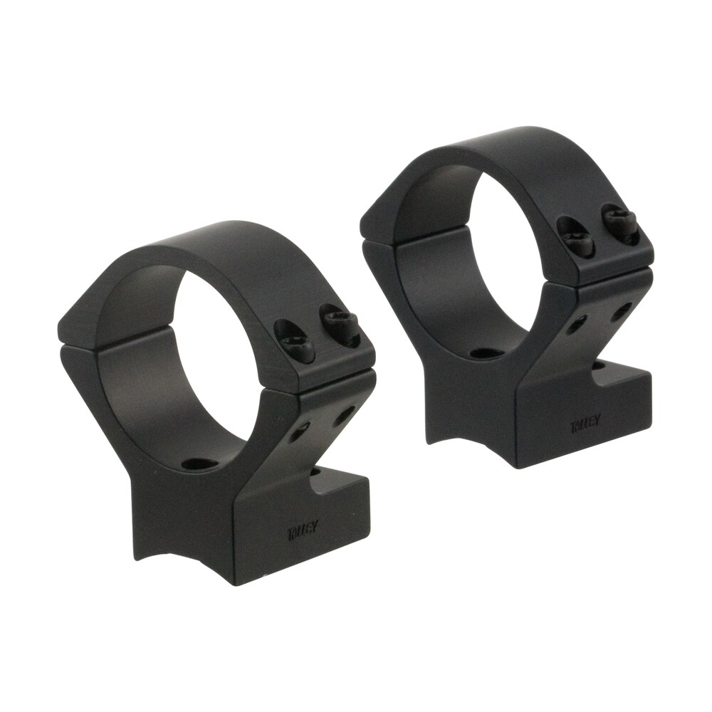 talley 950725 scope mount/ring combo black anodized 1" tube savage round receiver with accutrigger (110 series/a17/a22) high rings Talley 950725 Scope Mount/Ring Combo Black Anodized 1" Tube Savage Round Receiver Sports South item 102795
