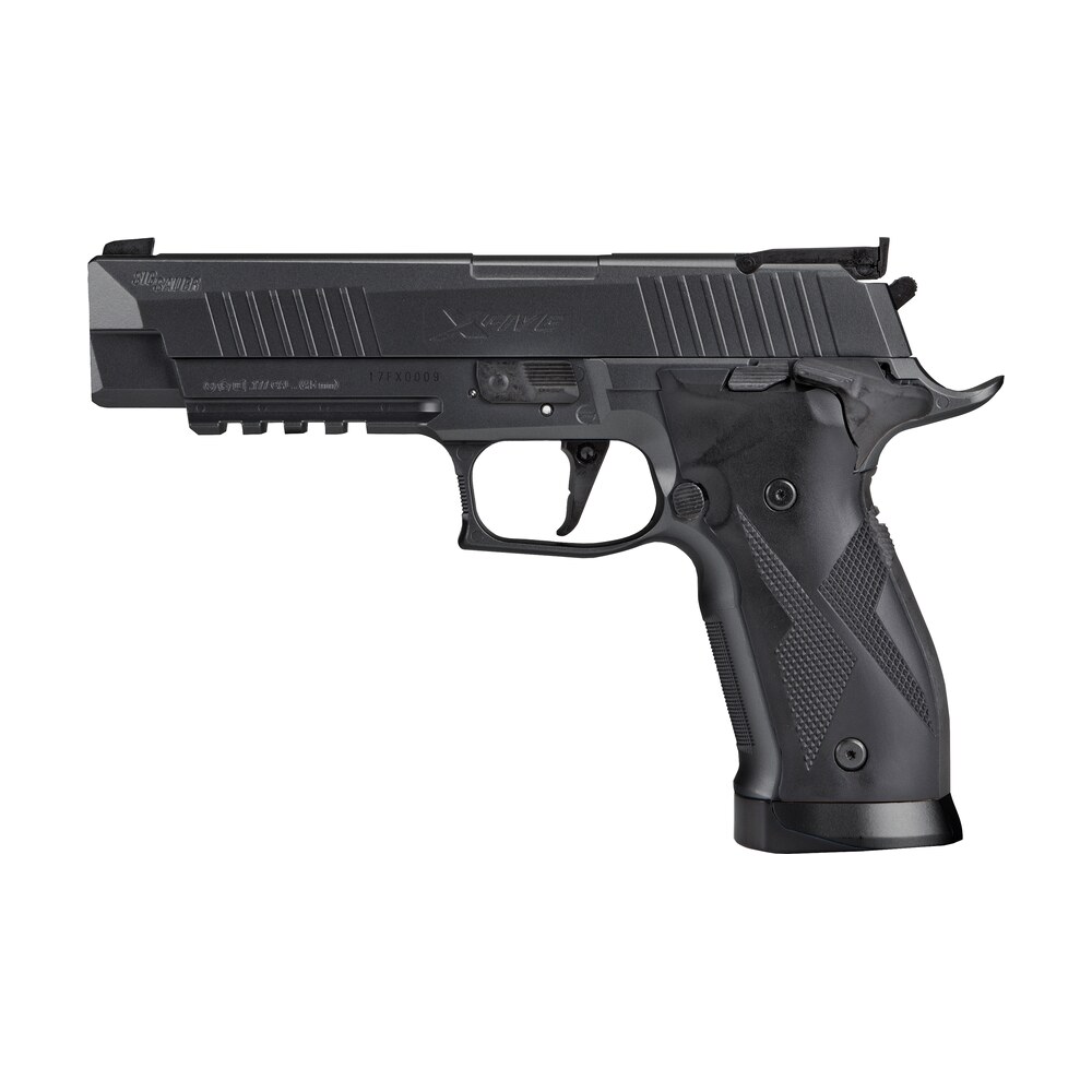 sig sauer airguns airx5177blk p226 x five air pistol co2 177 pellet 20+1 4.50" black polymer grips Sig Sauer Airguns AIRX5177BLK P226 X-Five Air Pistol CO2 177 Pellet 20+1 4.50" Black Polymer Sports South item 102891
