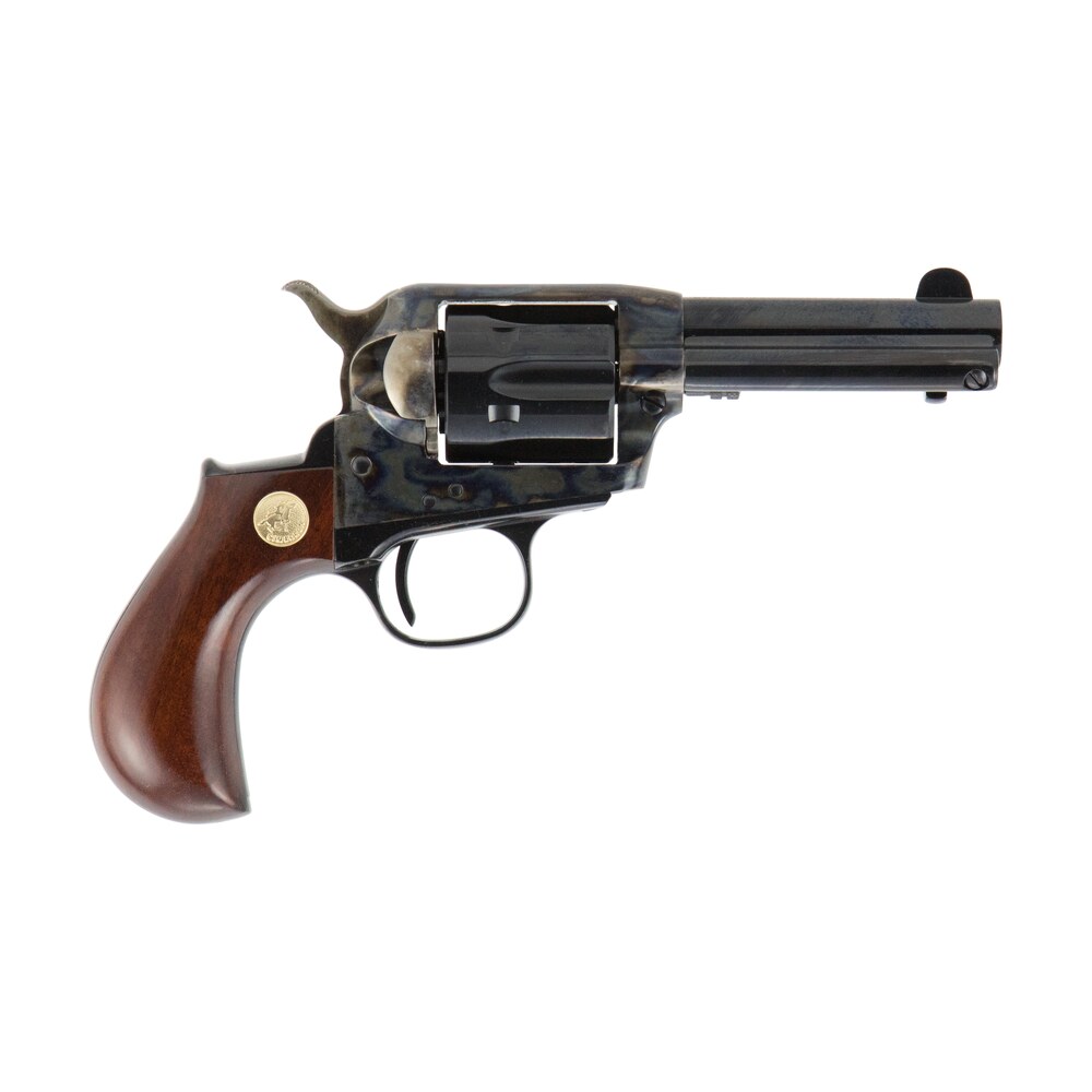 cimarron ca980 lightning 38 special 6 shot 3.50" blued steel barrel & cylinder, color case hardened steel frame, birdshead walnut grip, exposed hammer Cimarron CA980 Lightning 38 Special 6 Shot 3.50" Blued Steel Barrel & Cylinder, Color Case Sports South item 103007