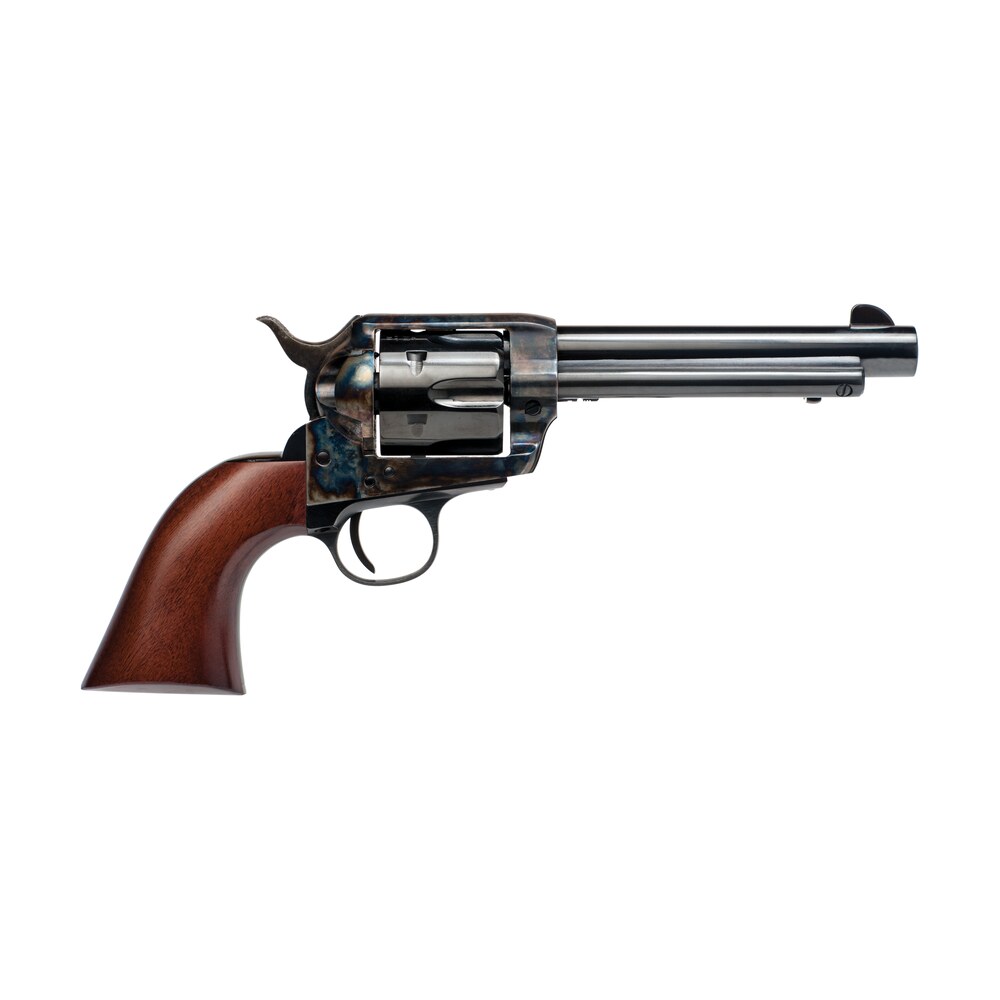 cimarron pp401 frontier pre war 1896 1940 38 special/357 mag 6 shot, 5.50" blued steel barrel, blued cylinder, color case hardened steel frame, walnut grip, exposed hammer Cimarron PP401 Frontier Pre-War 1896-1940 38 Special/357 Mag 6 Shot, 5.50" Blued Steel Sports South item 103014