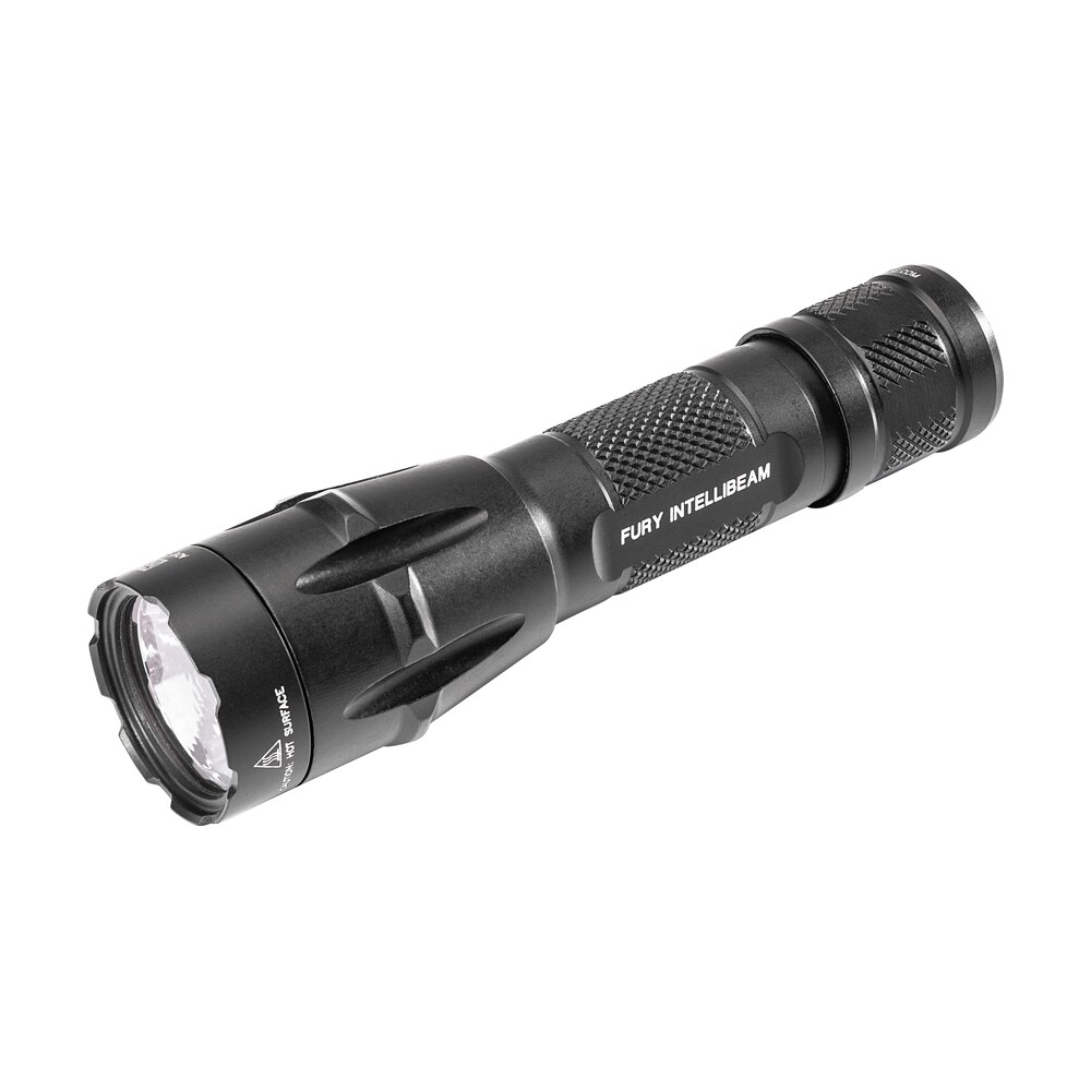 surefire furyibdf fury intellibeam dual fuel black anodized 15 1,500 lumens white led SureFire FURYIBDF Fury Intellibeam Dual Fuel Black Anodized 15-1,500 Lumens White LED Sports South item 103135