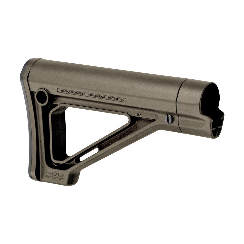 magpul mag480 odg moe carbine stock fixed od green synthetic for ar 15, m16, m4 with mil spec tube (tube not included) Magpul MAG480-ODG MOE Carbine Stock Fixed OD Green Synthetic for AR-15, M16, M4 Sports South item 10342