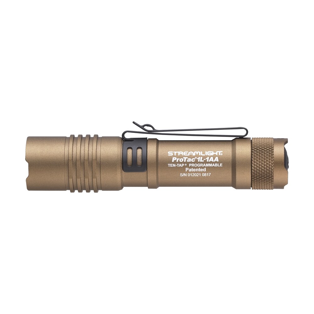 streamlight 88073 protac 1l 1aa everyday carry flashlight coyote 40/150/350 lumens white c4 led Streamlight 88073 ProTac 1L-1AA Everyday Carry Flashlight Coyote 40/150/350 Lumens White C4 LED Sports South item 103988