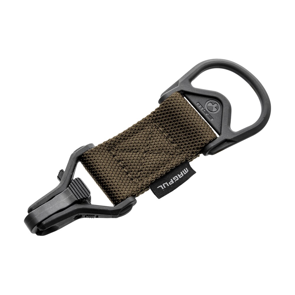 magpul mag516 coy ms1/ms3 sling adapter made of steel with coyote melonite finish, polymer hardware, nylon 1.25″ webbing & two to one point design for ar 15, m4 & m16 Magpul MAG516-COY MS1/MS3 Sling Adapter made of Steel Sports South item 10406