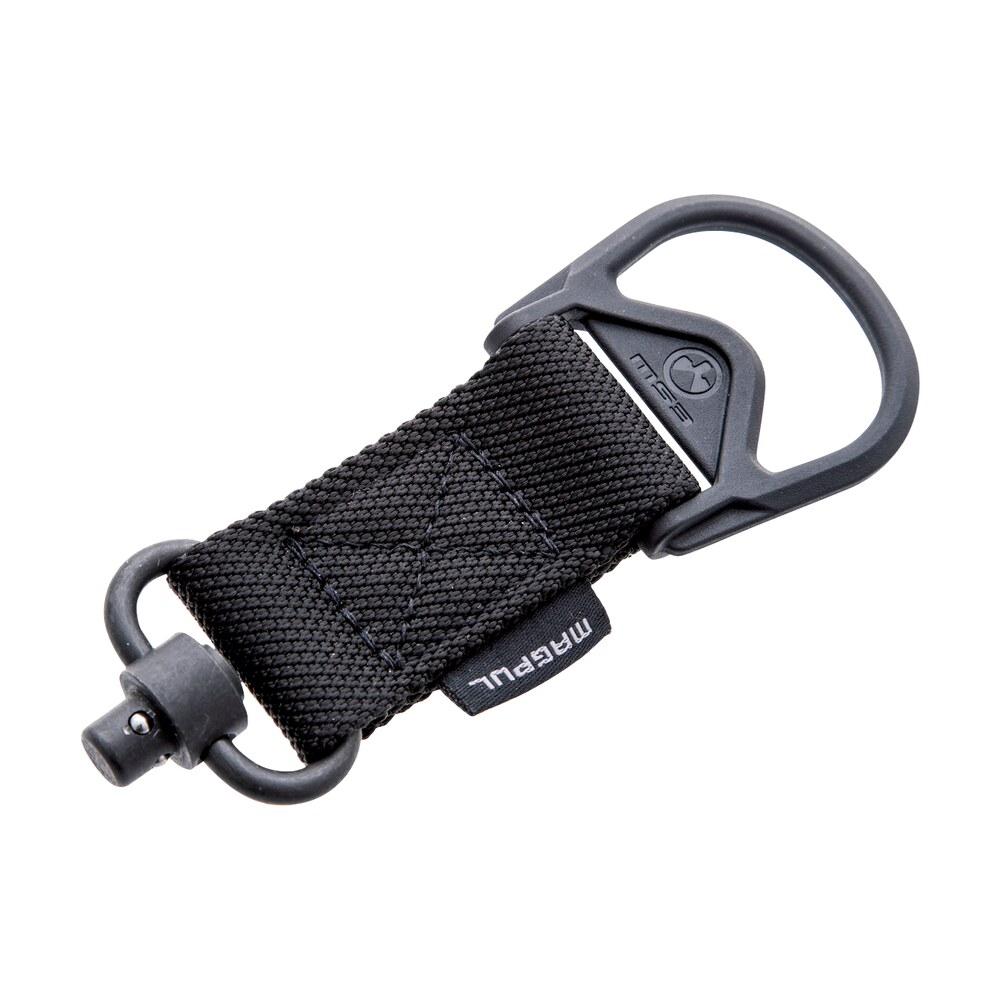magpul mag517 blk ms1/ms3 qd sling adapter made of steel with maganese phosphate black finish, polymer hardware, nylon 1.25″ webbing & two to one point design for ar 15, m4, m16, ak platform & akm Magpul MAG517-BLK MS1/MS3 QD Sling Adapter made of Steel Sports South item 10409