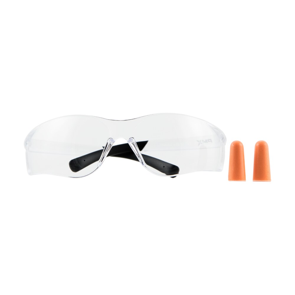 pyramex pys2510sdp zteck combo adult clear lens polycarbonate clear frame Pyramex PYS2510SDP Zteck Combo Adult Clear Lens Polycarbonate Clear Frame Sports South item 104332
