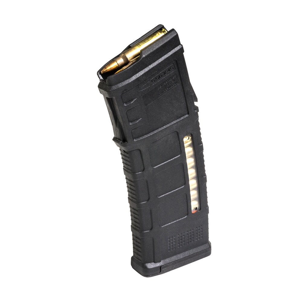 magpul mag575blk pmag gen m3 30rd detachable w/capacity window 5.56x45mm nato fits steyr arms aug/f88/f90 black polymer Magpul MAG575BLK PMAG GEN M3 30rd Detachable Sports South item 10434