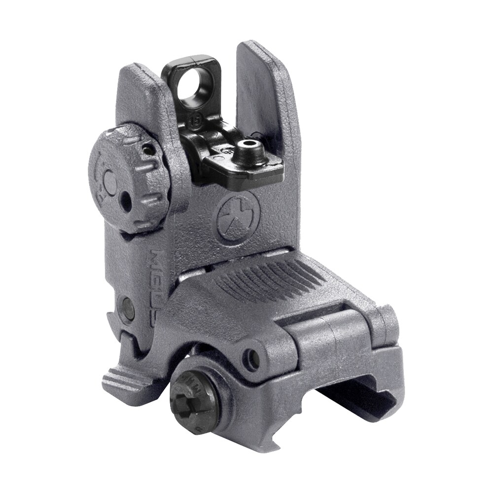 magpul mag248 gry mbus sight rear stealth gray polymer, spring loaded flip up for ar 15/ m16 Magpul MAG248-GRY MBUS Sight Rear Stealth Gray Polymer, Spring-Loaded Flip Up for AR-15/ M16 Sports South item 10435