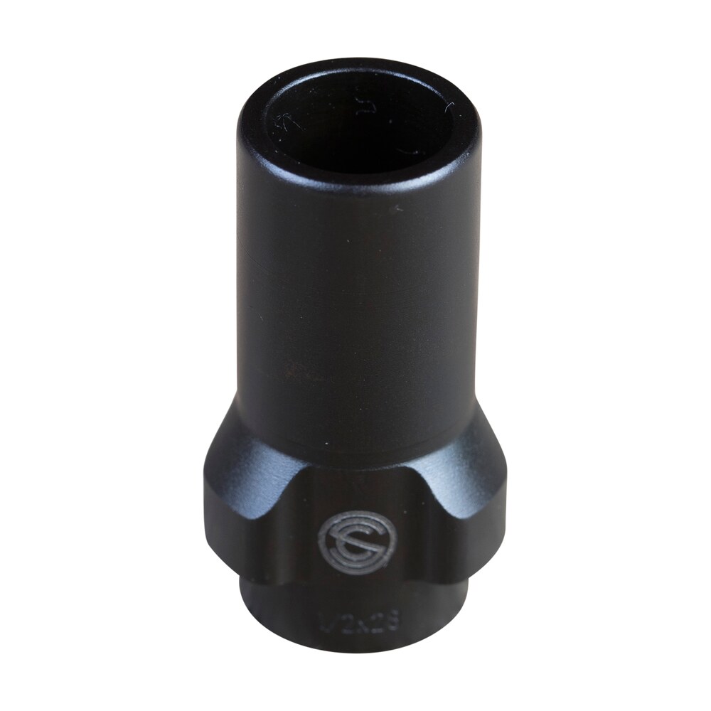 silencerco ac2607 3 lug muzzle device 9mm luger 1/2" 36 tpi steel SilencerCo AC2607 3-Lug Muzzle Device 9mm Luger 1/2"-36 tpi Steel Sports South item 104653
