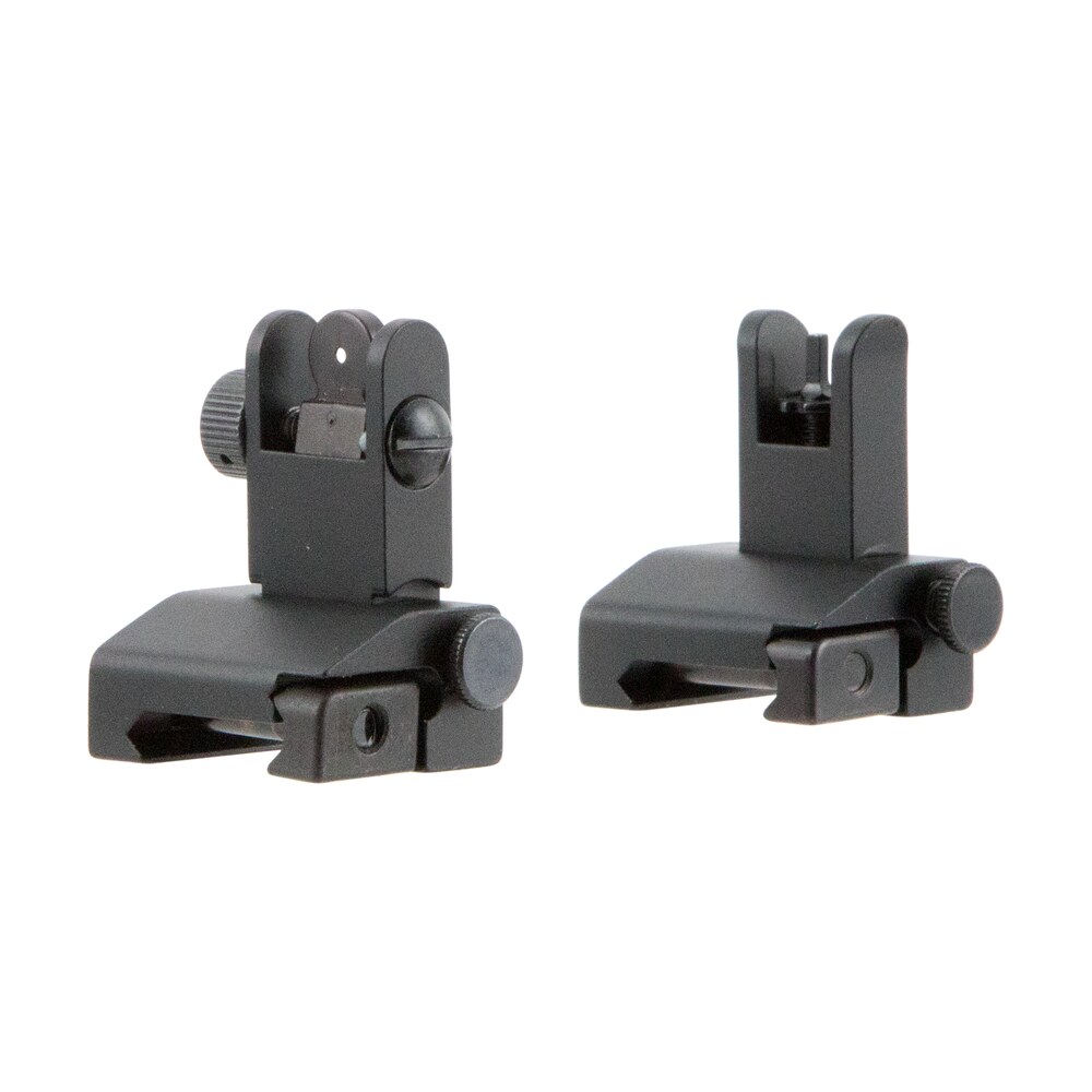 tacfire is002 pop up iron sights/spring loaded black anodized flip up for ar platform TacFire IS002 Pop Up Iron Sights/Spring Loaded Black Anodized Flip Up for AR-Platform Sports South item 104785