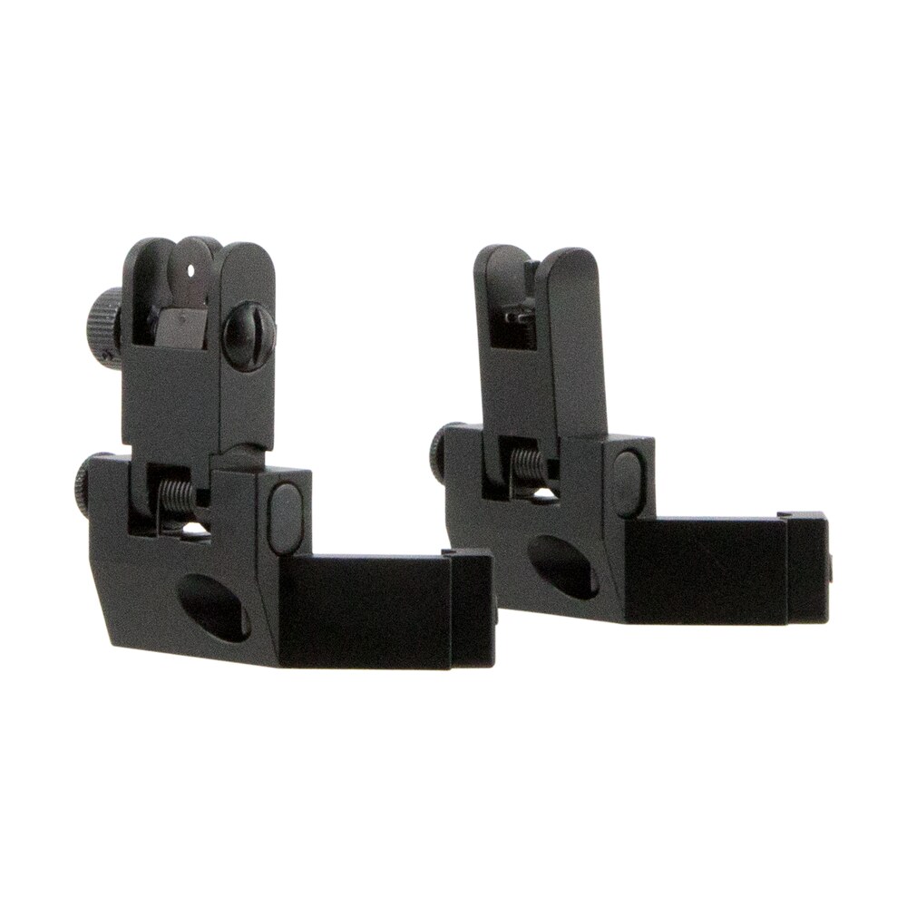 tacfire is003 45 degree flip up iron sight/springloaded black anodized front and rear for ar platform TacFire IS003 45 Degree Flip Up Iron Sight/Springloaded Black Anodized Front and Rear for Sports South item 104786