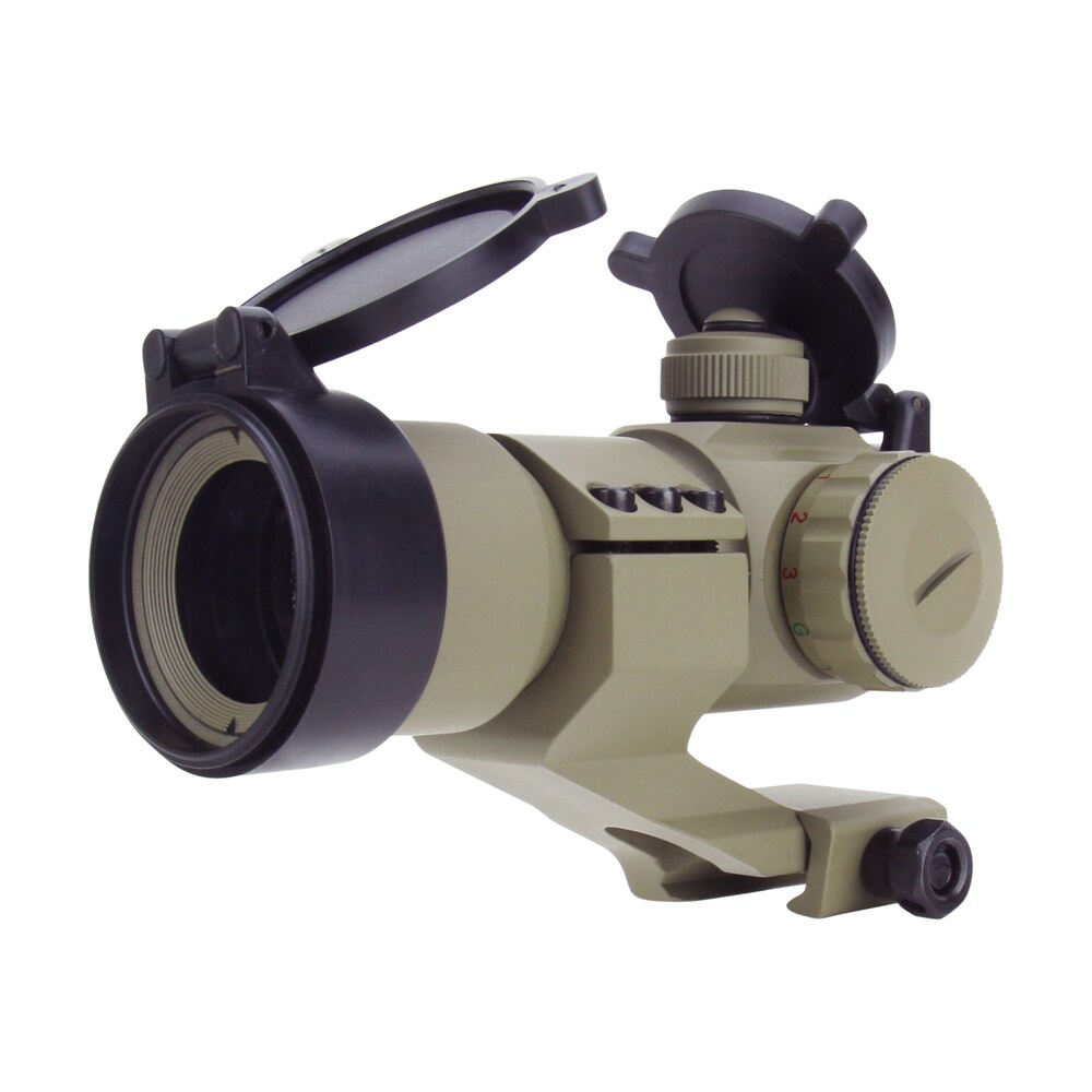 tacfire rd004t 1x30 dual illuminated red/green dot sight tan 1 x 30 mm 2 moa dot TacFire RD004T 1x30 Dual Illuminated Red/Green Dot Sight Tan 1 x 30 mm 2 MOA Dot Sports South item 104793