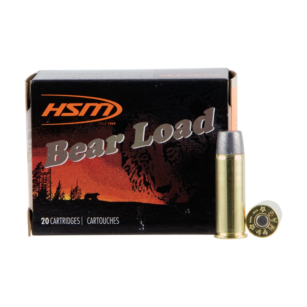 hsm 44m15n20 bear load 44 rem mag 305 gr wide flat nose 20 per box/ 20 case HSM 44M15N20 Bear Load 44 Rem Mag 305 gr Wide Flat Nose 20 Per Box/ 20 Case Sports South item 104843