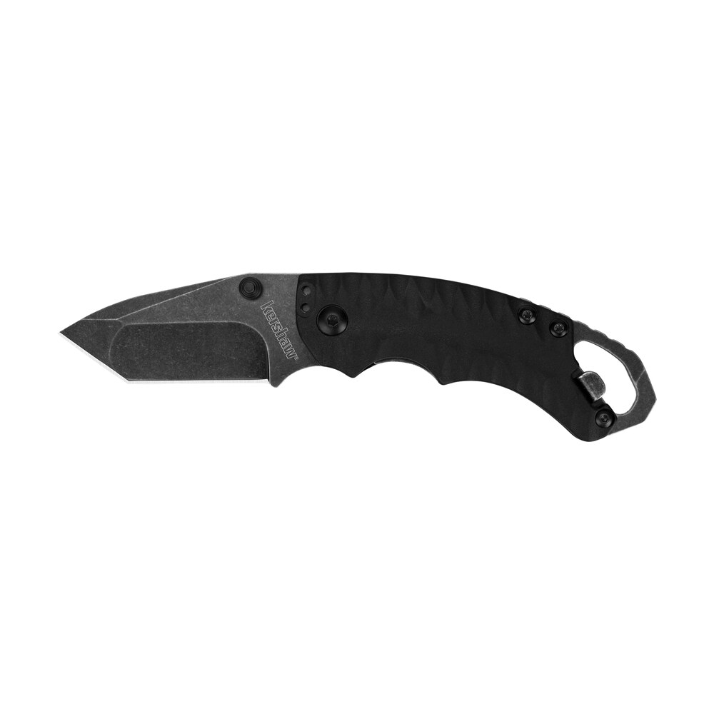 kershaw 8750tblkbw shuffle ii 2.60" folding american tanto plain black oxide 8cr14mov ss blade black glass filled nylon handle includes pocket clip Kershaw 8750TBLKBW Shuffle II 2.60" Folding American Tanto Plain Black Oxide 8Cr14MoV SS Blade Sports South item 104858