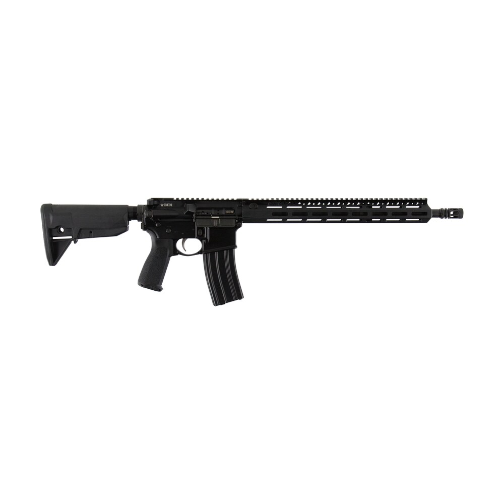 bcm 750750 recce 16 mcmr 223 rem,5.56x45mm nato 16" 30+1 black hard coat anodized, manganese phosphate, 6 position stock, bravo mod 3 grip BCM 750750 RECCE-16 MCMR 223 Rem,5.56x45mm NATO 16" 30+1 Black Hard Coat Anodized, Manganese Sports South item 105513