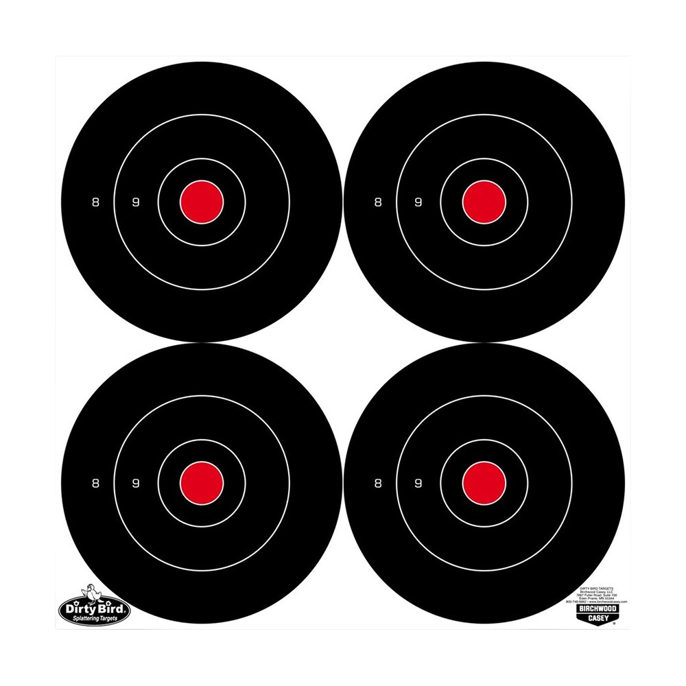 birchwood casey 35570 dirty bird 6" bullseye tagboard hanging black/white 100 per pkg Birchwood Casey 35570 Dirty Bird 6" Bullseye Tagboard Hanging Black/White 100 Per Pkg Sports South item 105787