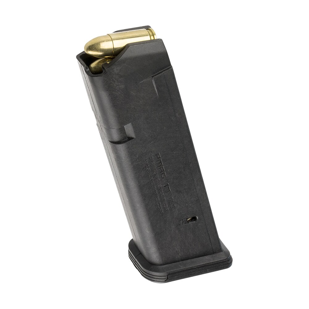 magpul mag546blk pmag gl9 17rd 9mm luger compatible w/glock 17/19/26/34/45 black polymer Magpul MAG546BLK PMAG GL9 17rd 9mm Luger Compatible Sports South item 10581